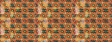 Barok tarzında kusursuz bir doğulu süsü. Turuncu ve kahverengi renklerde, altın elementlerle geleneksel altın sarısı desen.