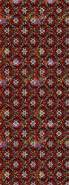 Süslü kumaş deseni. Raster deseni. Çiçekli çiçek deseni, suluboya..