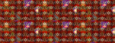 Tomurcukları çiçek olan sevimli bir çiçek deseni. Eskiz geçmişi. Raster illüstrasyonu. Kumaş, tekstil, duvar kağıdı baskısı için. Eski usul. Raster..