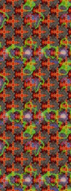 Suluboya etkisi. Botanik çizim kalıbı. Organik elementler. Raster deseni.