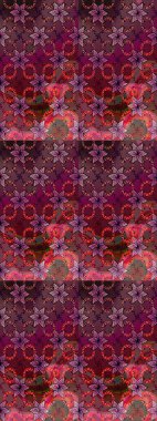 Kahverengi renkli çiçekler. Küçük çiçekte sevimli çiçek deseni var..