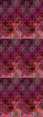 Kahverengi renkli çiçekler. Küçük çiçekte sevimli çiçek deseni var..