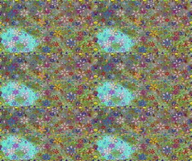 Küçük çiçekte güzel bir desen. Kusursuz. Küçük renkli çiçekler. Motley illüstrasyonu. Moda baskıları için zarif bir şablon. Çiçekli bahar çiçekleri.