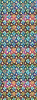 Raster suluboya çiçek deseni, narin çiçekler, mavi çiçekler, tebrik kartı şablonu. Raster Güzel kumaş deseni.