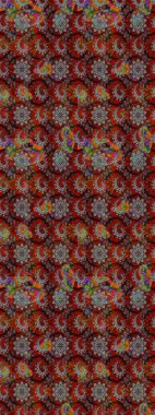 Raster illüstrasyonu. Robot resim. Küçük çiçekte sevimli çiçek deseni var..