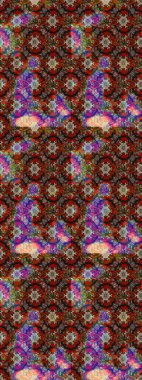 Kahverengi ve kırmızı renkte çiçekler. Küçük çiçekte sevimli çiçek deseni var..