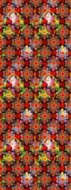 Şekil verilmiş çiçeklerle eskiz deseni. Çiçek deseni duvar kağıdı, desen dolguları ve web sayfası arka planı için kullanılabilir. Süslü zentangle çizim dokusu, soyut çiçeklerle süslenmiş..