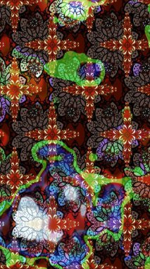 Raster illüstrasyonu. Tekstil veya kitap kapakları, imalat, duvar kağıtları, baskı, hediye paketi ve yapıştırma kitabı için çiçek eskizi geçmişi. Küçük ölçekli çiçeklerdeki basit sevimli desen.