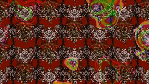 Şatafatlı bahar bahçesi dokusu. Flower eskiz arka planı. Çiçek deseni. Raster illüstrasyonu.