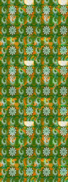 Küçük çiçekteki sevimli çiçek deseni. Raster illüstrasyonu. Çizim.