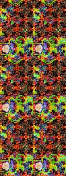 Çiçekler, dallar, bitkiler ve çiçekler. Güzel kumaş deseni. Raster illüstrasyonu. El çizimi.