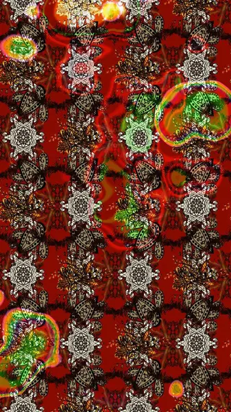 Renkli Yaz Temalı eskiz kalıbı. Düz Çiçek Elementleri Tasarımı. Modaya uygun kumaş deseni. Sevimli çiçek raster deseni.