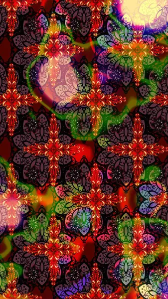 Düz Çiçek Elementleri Tasarımı. Taslak desenli, modaya uygun kumaş deseni. Şirin çiçek elementleri. Raster illüstrasyonu. Renkli Bahar Teması çizim şablonu.