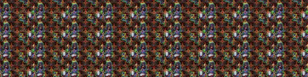 Suluboya etkisi. Botanik çizim kalıbı. Raster deseni. Organik elementler.