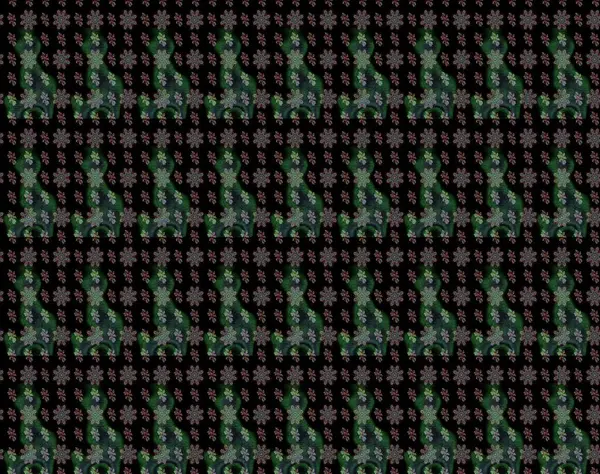 El yapımı çiçek ve bitki koleksiyonu. Raster illüstrasyonu. Eskiz tarzı siyah ve gri renkler. Şirin karalamalı çiçek desenli çizim. Raster illüstrasyonu.