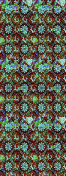 Çiçekli çiçek deseni, suluboya. Raster deseni. Süslü kumaş deseni.