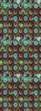 Çiçekli çiçek deseni, suluboya. Raster deseni. Süslü kumaş deseni.