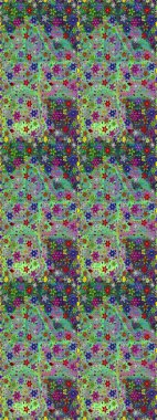 Çiçeğin suluboya çizimlerinin mükemmel deseni. Ton halinde. Dekorasyon ve tasarım için güzel bir desen. Suluboya desensiz çiçek buketi. Moda yazdırma.