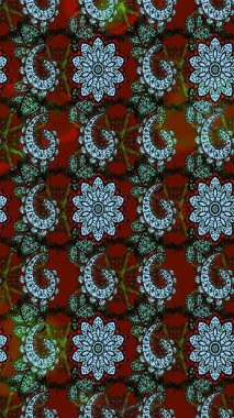 Kullanılabilir Tekstil, tebrik kartı, boyama kitabı, telefon durumda yazdırma için. Etnik Mandala süsleme. Hint çiçek desenli madalyon desen. Raster kına dövme stil.