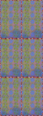 Gri ve mavi renkler. Yaz çiçekleri teması. Suluboya resim taklit Raster çizimi. Klasik çiçekler. El çizimi soyut süslü elementler.