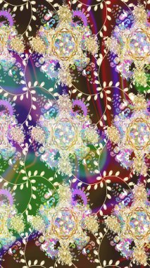 Raster güzel bir çiçek deseni çizmiş. Bahar mevsimi. Tatil havası. Nazik romantik baskı. Tarafsız renklerde çiçekler.