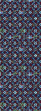 Süslü kumaş deseni. Düz Çiçek Elementleri Tasarımı. Raster illüstrasyonundaki çiçek desenli çizim. Renkli Bahar Teması çizim şablonu.