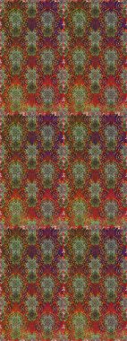 Raster illüstrasyonu. Klasik tropikal doğal elementlerin suluboya seti. Egzotik çiçekler, botanik parlak klasik doğa kahverengi ve yeşil renkler.