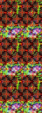 Küçük bir çiçekte eskiz deseni. Güzel kumaş deseni. Raster illüstrasyonu. Güzel çiçek arkaplanı..