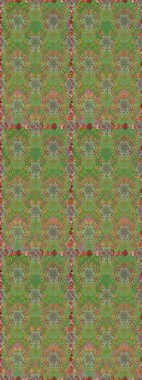 Tekstil, tebrik kartı, boyama kitabı, telefon kılıfı baskısı için kullanılabilir. Etnik Mandala süsü. Raster Henna dövme stili. Hint çiçekli desenli şal desenli..