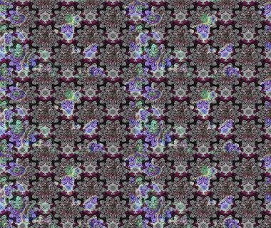 Raster illüstrasyonu. Tekstil veya kitap kapakları, imalat, duvar kağıtları, baskı, hediye paketi ve yapıştırma kitabı için çiçek eskizi geçmişi. Küçük ölçekli çiçeklerdeki basit sevimli desen.