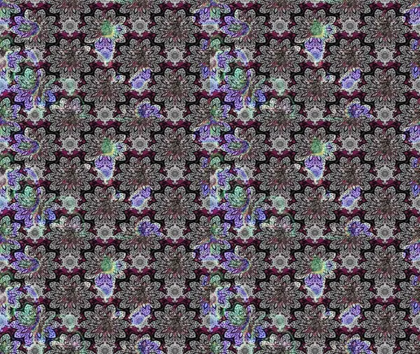 Raster illüstrasyonu. Tekstil veya kitap kapakları, imalat, duvar kağıtları, baskı, hediye paketi ve yapıştırma kitabı için çiçek eskizi geçmişi. Küçük ölçekli çiçeklerdeki basit sevimli desen.