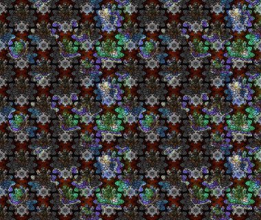 Elle boyanmış suluboya resim çizimleri, çiçekler ve bitkiler. Siyah renkte çiçekler.