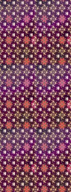 Küçük çiçekte güzel bir desen. Mor çiçekli bahar çiçekleri. Küçük renkli çiçekler. Motley illüstrasyonu. Moda baskıları için zarif bir şablon.