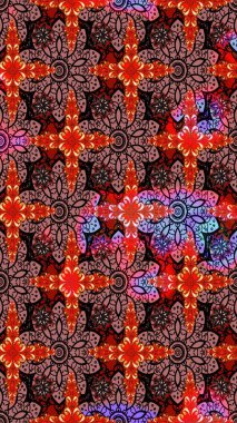 Sketch pattern with fantasy flowers, natural wallpaper, floral decoration curl illustration. Home decor. Paisley print hand drawn elements.