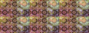 Barok tarzında kusursuz bir doğulu süsü. Kahverengi ve nötr renklerde geleneksel altın desenli Raster.