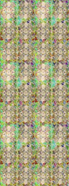 Bej renkli altın bir element. Damask arkaplanı. Altın çiçekli, pürüzsüz desen. Barok tarzında altın çiçekli süs..