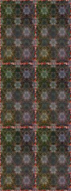 Raster illüstrasyonu. Çiçekler, dallar, bitkiler ve çiçekler. Güzel kumaş deseni. El çizimi.