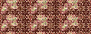 Lüks, kraliyet ve Viktorya dönemi konsepti. Kahverengi ve bej renklerde altın desenli altın elementler. Süslü dekorasyon. Raster klasik barok çiçeksiz altın desenli..