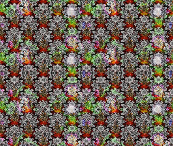 Çiçeğin suluboya çizimlerinin mükemmel deseni. Moda baskısı. Suluboya çizim kalıbı. Dekorasyon ve tasarım için güzel bir desen. Eski.