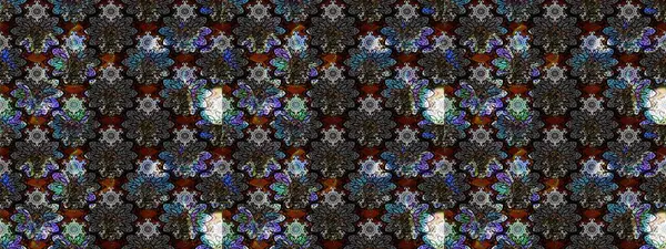 Küçük çiçekteki sevimli çiçek deseni. Raster illüstrasyonu. Çizim.