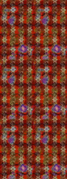 Yumuşak, bahar çiçekli arka plan. Çiçekli karalama şeklinde Raster çiçek deseni. Kahverengi ve kırmızı renkte çiçekler.