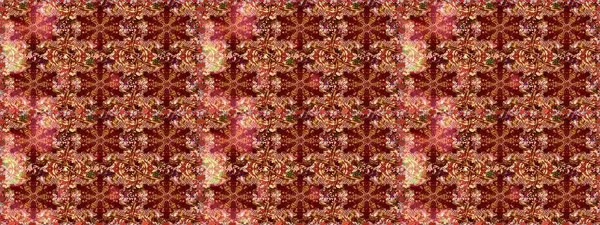 Arkaplan, kumaş, altın duvar kağıdı. Raster altın pürüzsüz desen. Kırmızı ve kahverengi renklerde altın desenli altın elementler. Düz elle çizilmiş vintage koleksiyonu.