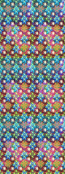 Tekrar eden çiçek arkaplanı, zarif mavi çiçek duvar kağıdı. Mavi renkler üzerine çiçek desenli çizimler, el yapımı papatyalar, papatyalar..