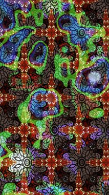 Kahverengi ve siyah çiçekli bahar çiçekleri. Motley illüstrasyonu. Moda baskıları için zarif bir şablon. Küçük çiçekte güzel bir desen. Küçük renkli çiçekler..