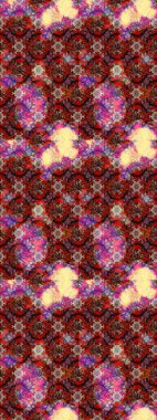 Kahverengi ve kırmızı renkte çiçekler. Küçük çiçekte sevimli çiçek deseni var..