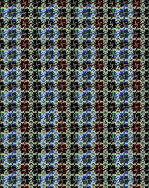 Süslü kumaş deseni. Çiçekli çiçek deseni, suluboya. Raster deseni.