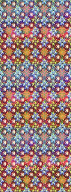 Tarafsız renklerde çiçekler. Düz Çiçek Elementleri Tasarımı. Sevimli çiçek raster deseni. Renkli Bahar Teması çizim şablonu.