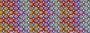 Raster Hip kumaş deseni. Eskiz Vintage Çiçek Deseni.