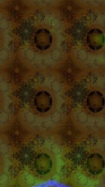 Hediye ambalaj kağıdı, tebrik kartları, posterler ve pankart tasarımı. Raster düz çiçek çizim deseni. Kahverengi renkte çiçekler.