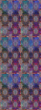 Yumuşak pamuk tasarımı. Klasik çiçek desenli. Sarma, tekstil ve duvar kâğıdı için kusursuz çiçek arkaplanı. Raster 'ın taze dokusu. Yumuşak kiremit.